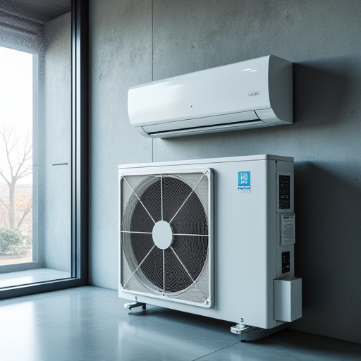 Ticari bir binadaki modern VRF sistemi.