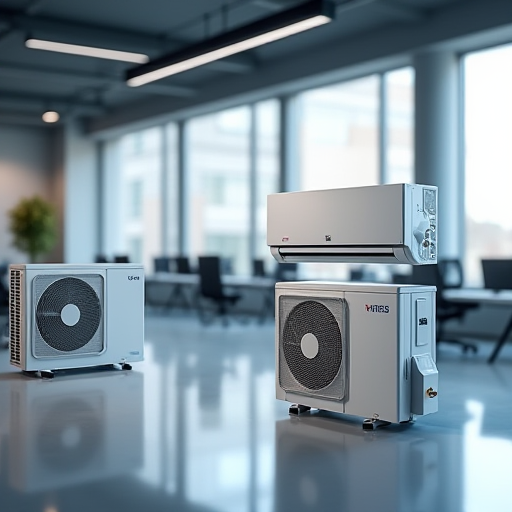 Ofiste kullanılan modern VRF sistemi.