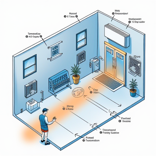 Spor salonu klima sistemleri için sıcaklık ve nem kontrol ayarlarının şeması.