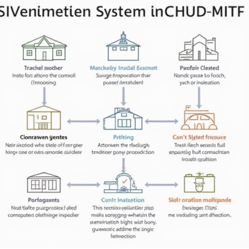 Havalandırma sistemi kurulum süreci şeması.