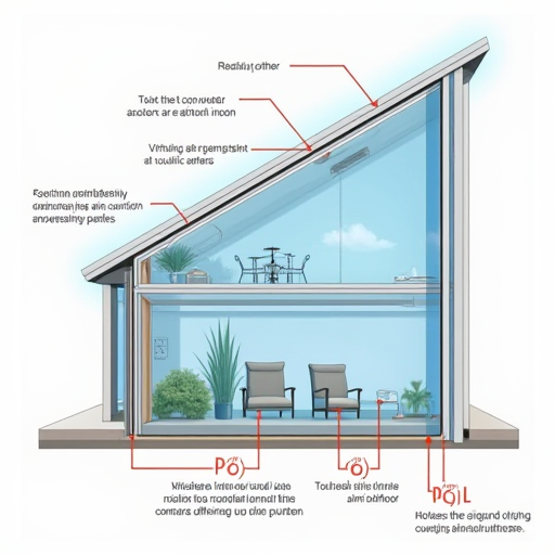 Hava perdesi bileşenlerinin şeması.