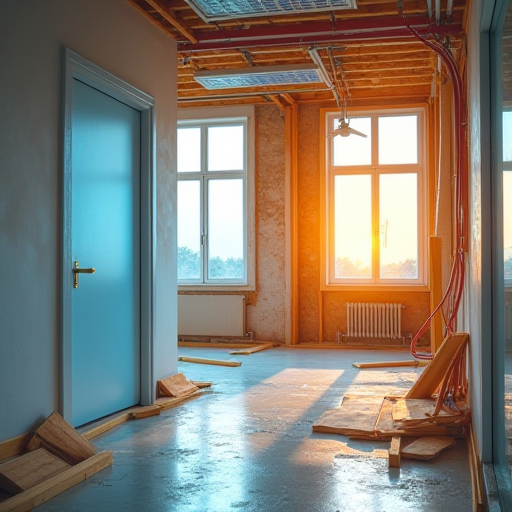 Yetersiz yalıtımı olan ofis.