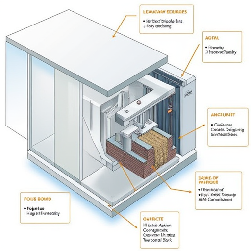 Isı pompası klima ünitesinin bileşenlerinin ve çalışma prensibinin şeması.