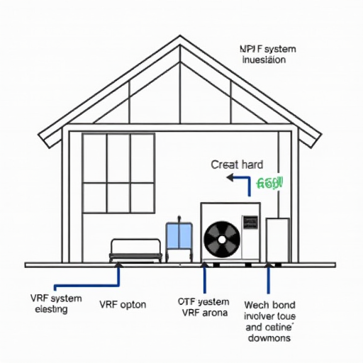 VRF sistem entegrasyon şeması.